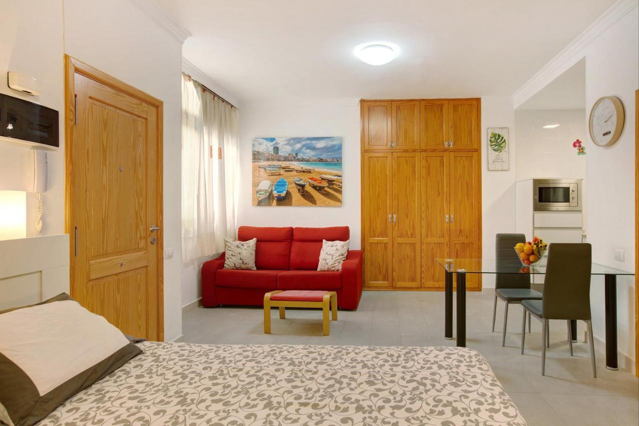 Beach Studio Apartment Canteras Las Palmas de Gran Canaria Eksteriør billede
