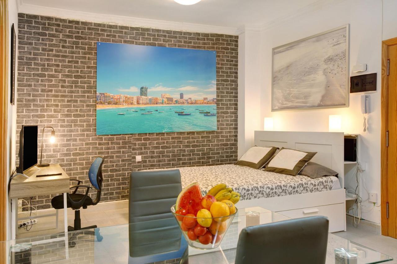 Beach Studio Apartment Canteras Las Palmas de Gran Canaria Eksteriør billede