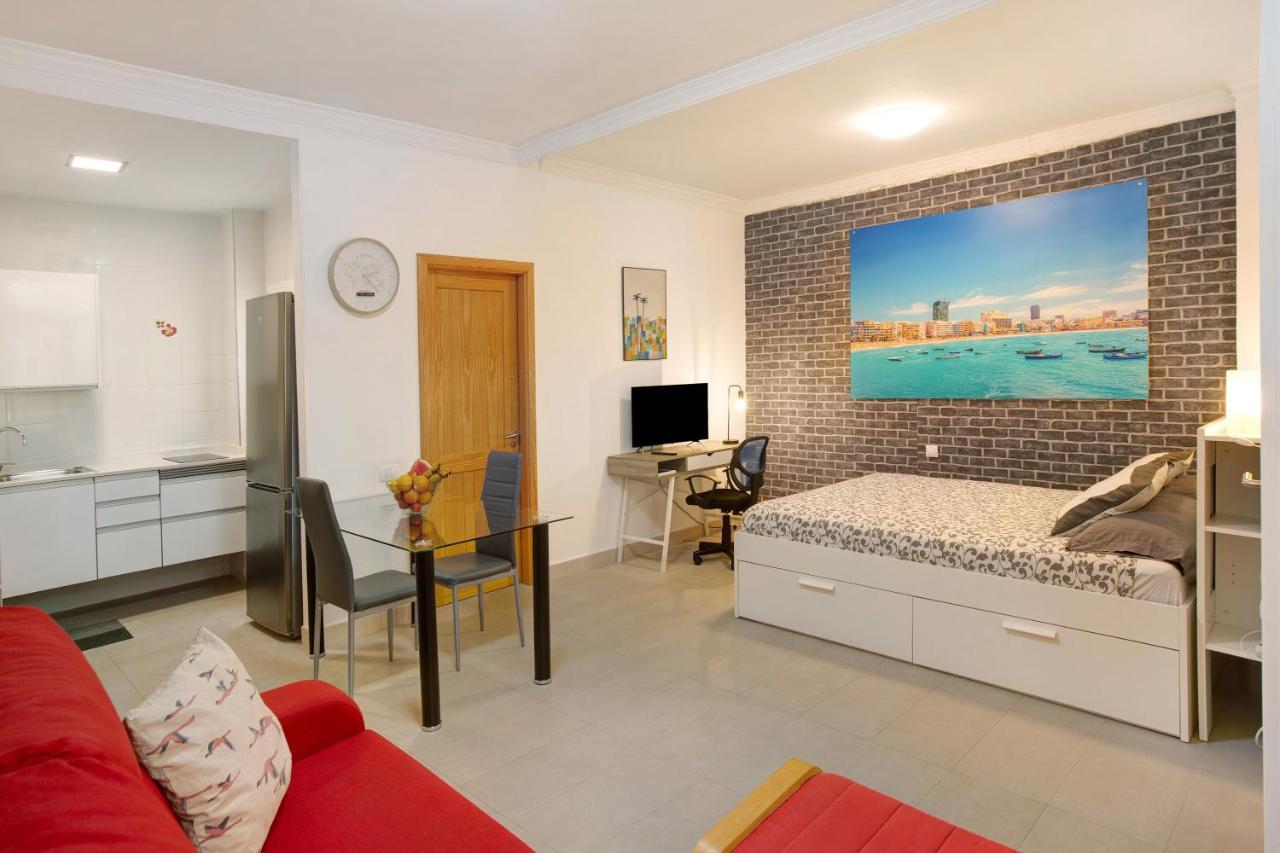 Beach Studio Apartment Canteras Las Palmas de Gran Canaria Eksteriør billede